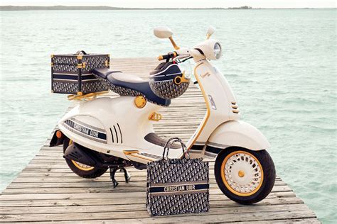 vespa x dior|vespa christian dior scooter.